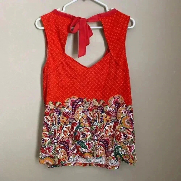 Anthropologie Akemi + Kin Cotton Bow Back‎ Top - Picture 2 of 8